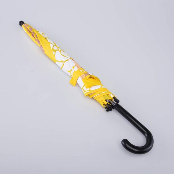 03707140-00 Зонт-трость Жираф желтый-оранжевый для мальчики желтый + оранжевый фото №4