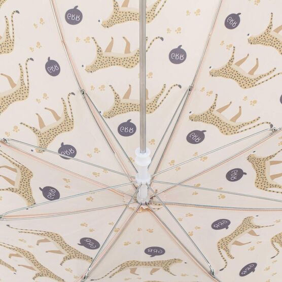 03807085-40 Зонт детский бежевый Леопард для девочки бежевый фото №2