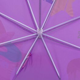 03807126-40 Зонт детский розовый Единорожек для девочки фиолетовый фото №3