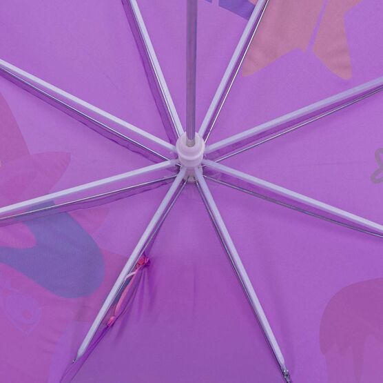 03807126-40 Зонт детский розовый Единорожек для девочки фиолетовый фото №3