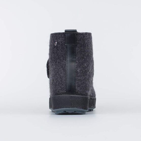 957006-46 Укороченные валенки с липучкой серый для мальчики темно-серый фото №5
