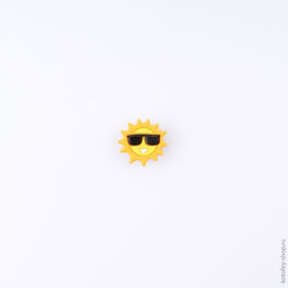 03014002-40 Украшение для обуви Солнце для универсальные желтый