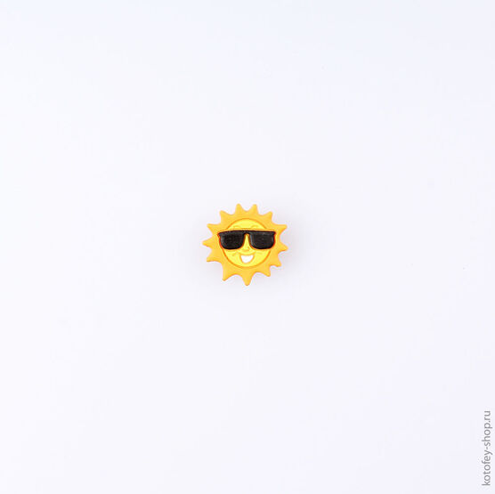 03014002-40 Украшение для обуви Солнце для универсальные желтый