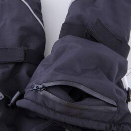 07721096-11 Варежки-краги сноубордические черный для мальчики черный фото №3