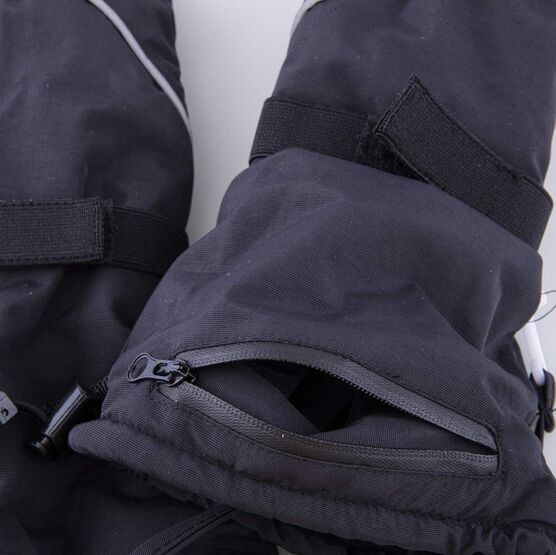 07721096-11 Варежки-краги сноубордические черный для мальчики черный фото №3