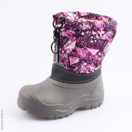 364024-46 Сноубутсы для девочки сер-фук