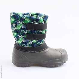 664038-44 Сноубутсы для мальчики сер-син-сал фото №2