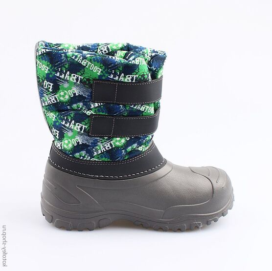 664038-44 Сноубутсы для мальчики сер-син-сал фото №2