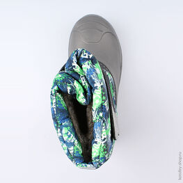 664038-44 Сноубутсы для мальчики сер-син-сал фото №4