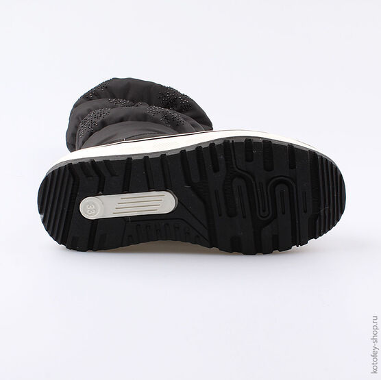 664046-42 Сапожки для девочки черный фото №3