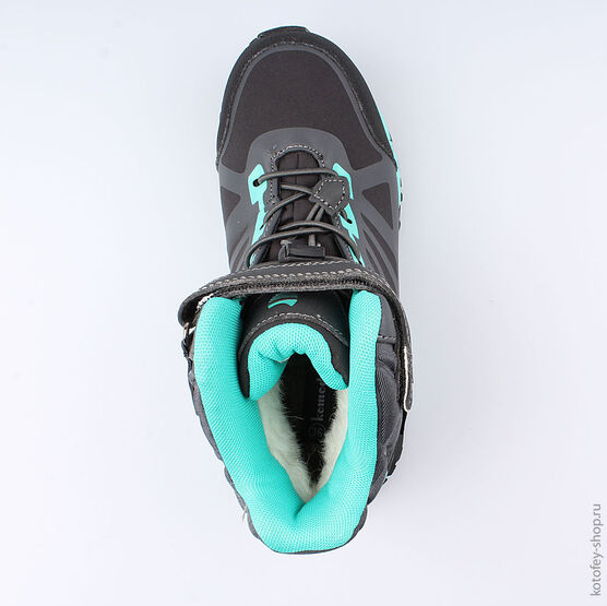 754937-41 Мембранные ботинки для девочки сер-бир фото №4