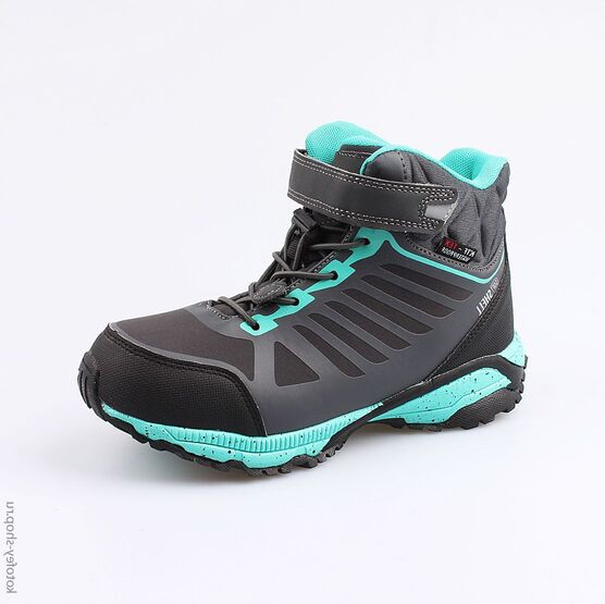 754937-41 Мембранные ботинки для девочки сер-бир