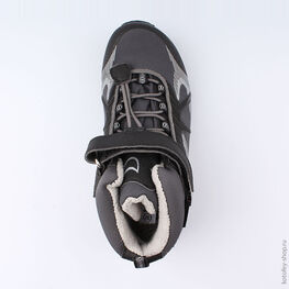 654971-42 Мембранные ботинки для мальчики серый фото №4