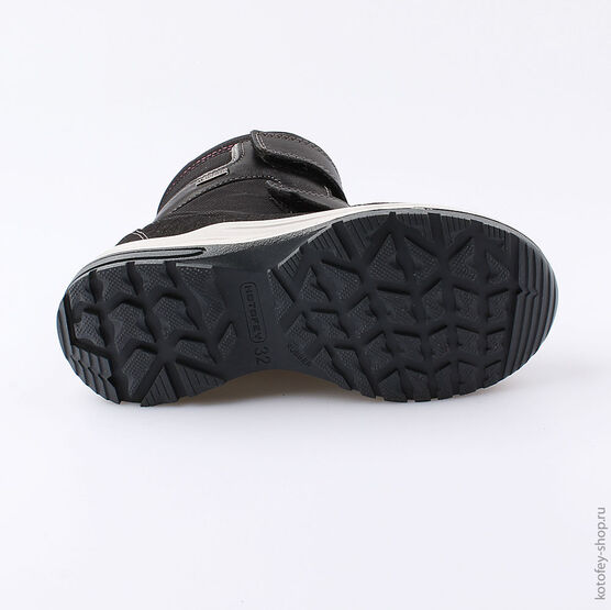 654977-42 Мембранные ботинки для девочки чер-фук фото №3