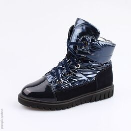 754019-42 Ботинки-дутики для девочки светло-синий