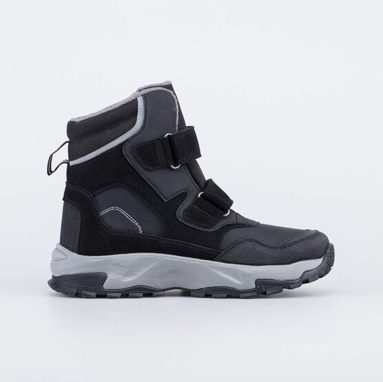754066-41 Зимние ботинки на липучках для подростка для мальчики черный фото №2