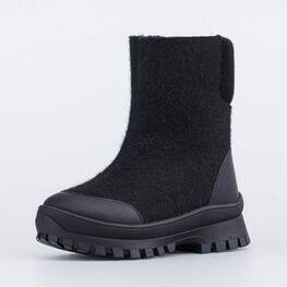 567063-42 Валенки на молнии для девочки для девочки черный