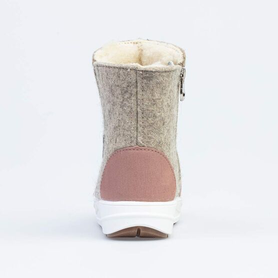 367127-43 Валенки на молнии Спящая Лама для девочки бежевый фото №5