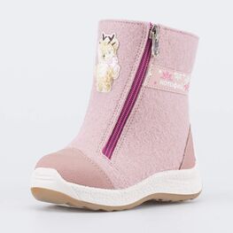 167059-44 Валенки детские Оленёнок для девочки розовый