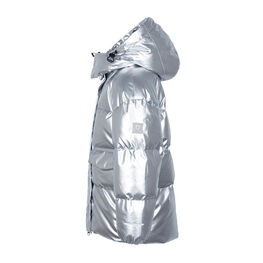 07857046-40 Куртка детская серебристый для девочки серебристый фото №2