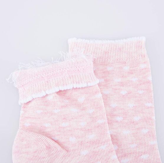 07842983-40 Носки хлопковые детские розовый для девочки розовый фото №2