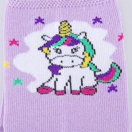 07842997-40 Носки детские хлопковые (3 пары) для девочки разноцветный фото №3