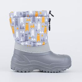 464082-41 Сноубутсы с защитой от снега Три медведя для мальчики серый фото №2