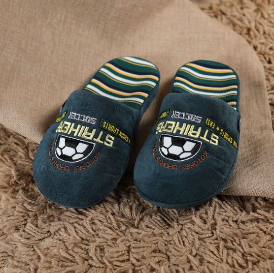 731168-12 Домашние тапочки для мальчика для мальчики зеленый фото №7