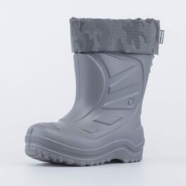 365150-14 Сапожки из ЭВА утепленные серые для мальчики серый