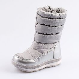 464919-43 Мембранные сапожки для девочки серый