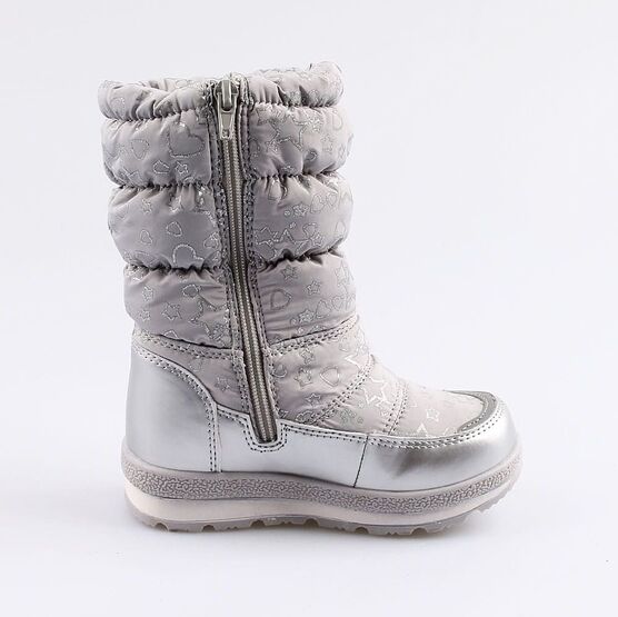 464919-43 Мембранные сапожки для девочки серый фото №2