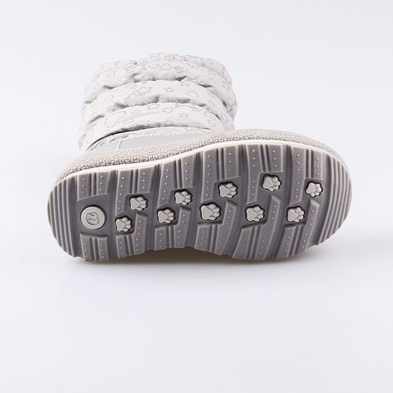 464919-43 Мембранные сапожки для девочки серый фото №3