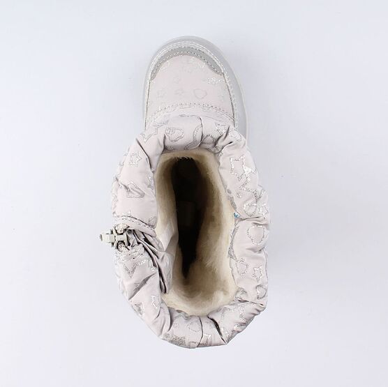 464919-43 Мембранные сапожки для девочки серый фото №4