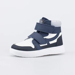 552351-21 Ботинки-кеды для мальчика для мальчики син-бел-сер