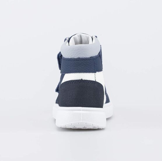 552351-21 Ботинки-кеды для мальчика для мальчики син-бел-сер фото №5