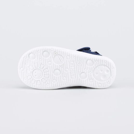 221132-12 Текстильные сандалии для мальчика Ракета для мальчики синий фото №3