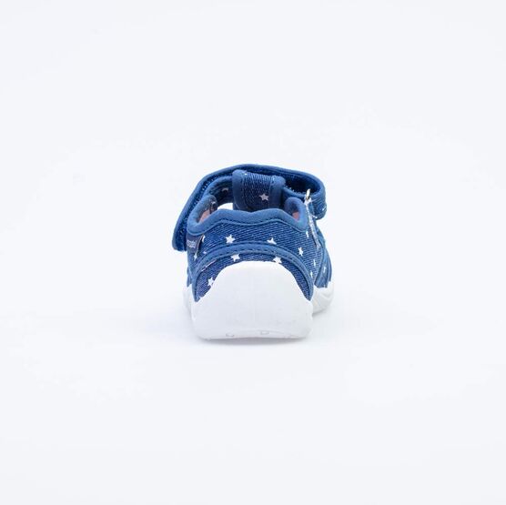 221099-14 Хлопковые сандалии для девочки Звездочки для девочки синий фото №5