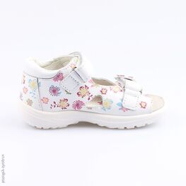 322060-21 Босоножки для девочки бел-цве фото №2