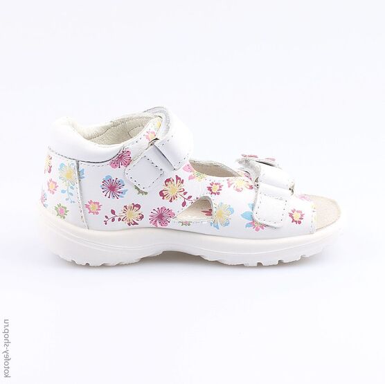 322060-21 Босоножки для девочки бел-цве фото №2