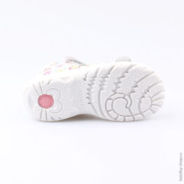 322060-21 Босоножки для девочки бел-цве фото №3