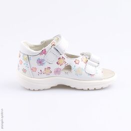 122114-21 Босоножки для девочки бел-цве фото №2