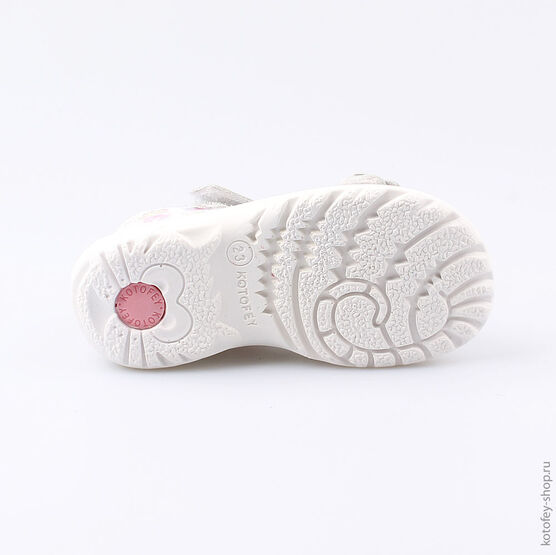 122114-21 Босоножки для девочки бел-цве фото №3