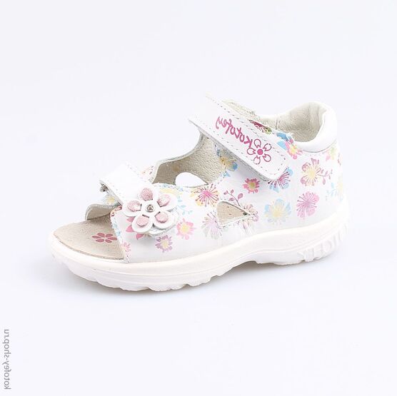 122114-21 Босоножки для девочки бел-цве