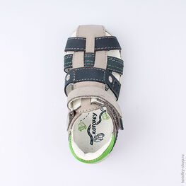 122120-22 Сандалии для мальчики сер-син фото №4