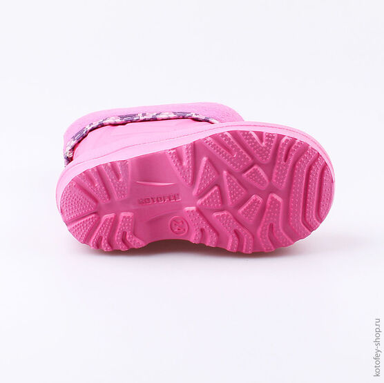 365001-16 Резиновые сапоги для девочки роз-фук фото №3