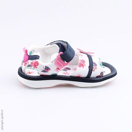 225032-12 Пляжная обувь для девочки бел-син фото №2