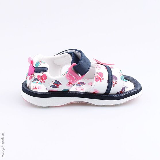 225032-12 Пляжная обувь для девочки бел-син фото №2