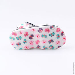 225032-12 Пляжная обувь для девочки бел-син фото №3