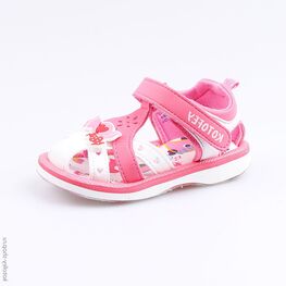 225031-11 Пляжная обувь для девочки персиковый