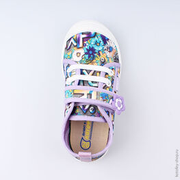 331065-11 Кеды для девочки сир-цве фото №4